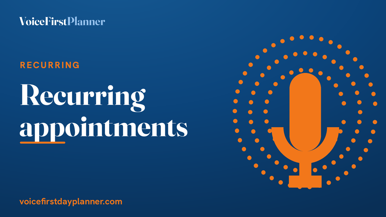 Recurring appointments
